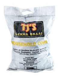 TJ's Lekka Braai | Products | TJ's household coal 10kg